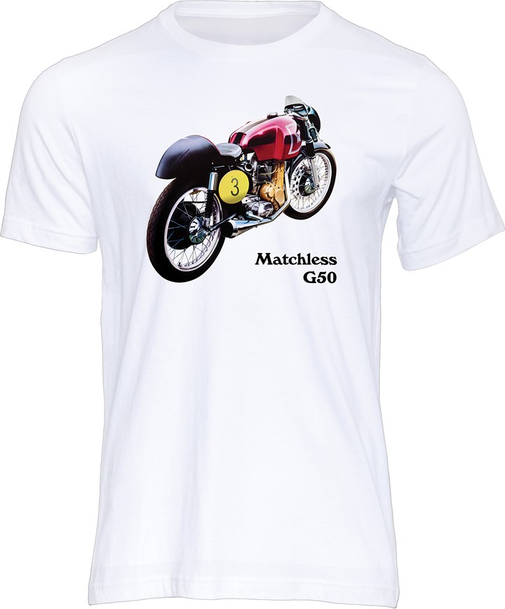 Matchless G50 1960 T-shirt White - click to enlarge