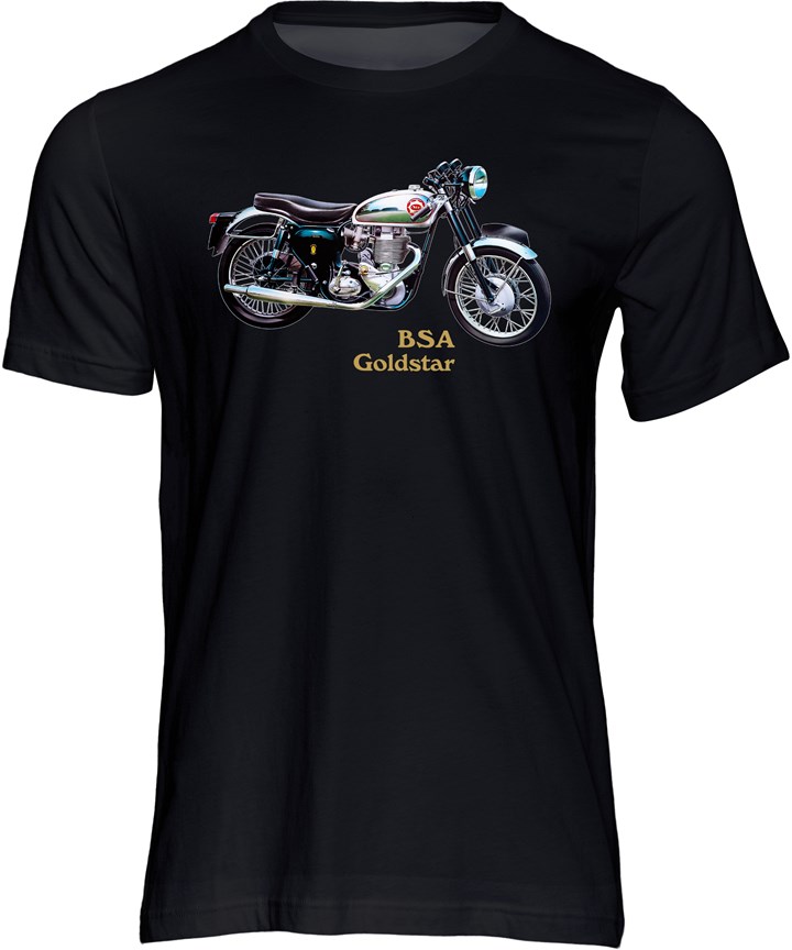 BSA Goldstar 1960 T-shirt Black - click to enlarge