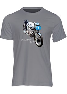 Manx Norton 350 T-shirt Charcoal