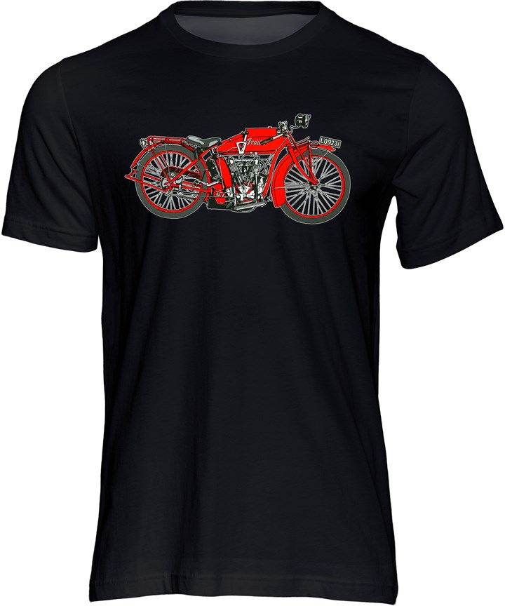 Indian Model B 1915 T-shirt Black - click to enlarge
