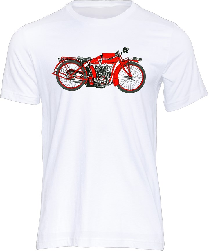 Indian Model B 1915 T-shirt White - click to enlarge