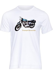 Triumph Bonneville 1961 T-shirt White