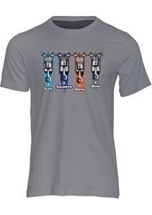 Suck Squeeze Bang Blow T-shirt Charcoal