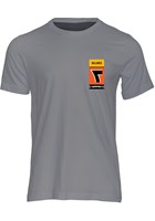 Southern 100 Corner Sign Ballabeg T-Shirt Charcoal