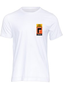 Southern 100 Corner Sign Cross Fourways T-Shirt White