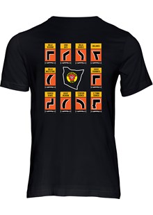 Southern 100 Corner Signs T-Shirt Black