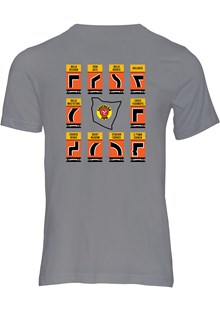 Southern 100 Corner Signs T-Shirt Charcoal