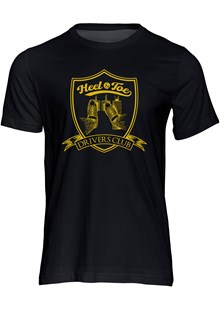 Heel & Toe Drivers Club T-shirt Black