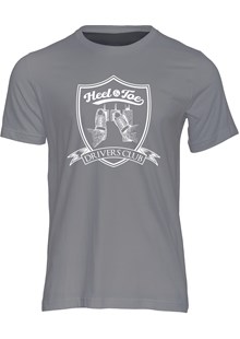 Heel & Toe Drivers Club T-shirt Charcoal
