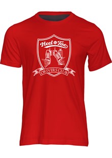 Heel & Toe Drivers Club T-shirt Red
