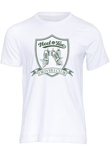 Heel & Toe Drivers Club T-shirt White
