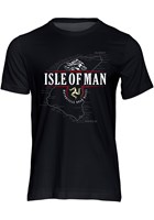Isle of Man Road Races Mountain Course Map T-Shirt