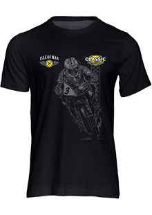 Isle of Man Classic Road Races Shadow Bike T-shirt