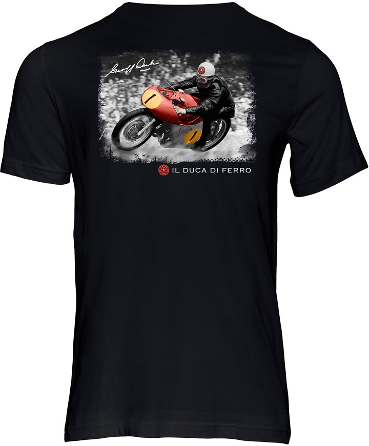 Geoff Duke - The Iron Duke T-Shirt - click to enlarge