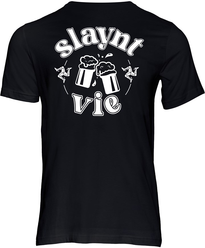 Isle of Man Slaynt Vie T-shirt - click to enlarge