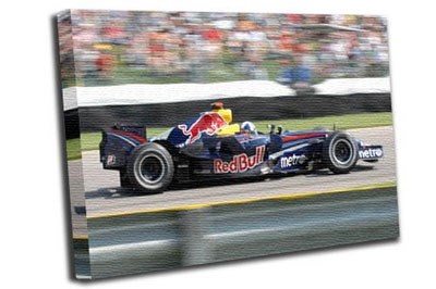 David Coulthard A2 Canvas Print