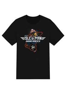 Isle of Man Road Races Course Wings Kids T-Shirt