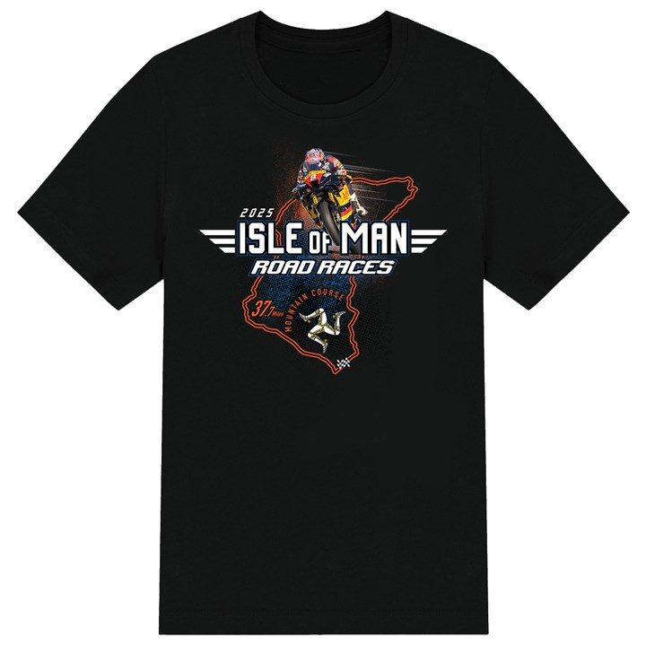 Isle of Man Road Races Course Wings Kids T-Shirt - click to enlarge