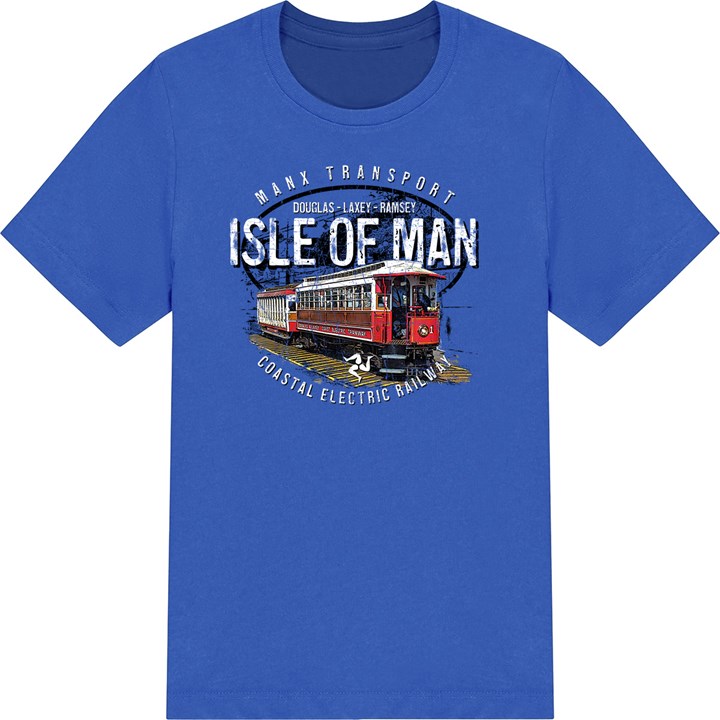 Isle of Man Electric Railway Kids T-shirt - click to enlarge
