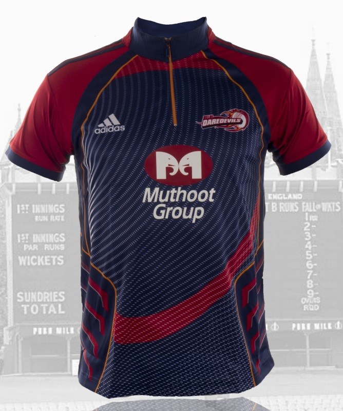 Delhi Daredevils IPL Replica Shirt 2012 - click to enlarge