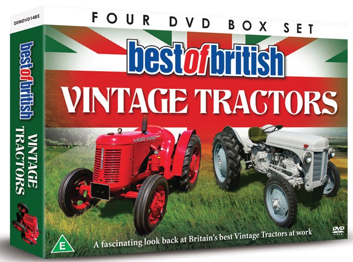 Best of British Vintage Tractors (4 DVD) Gift Set