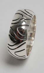Silver Tyre Ring No 14