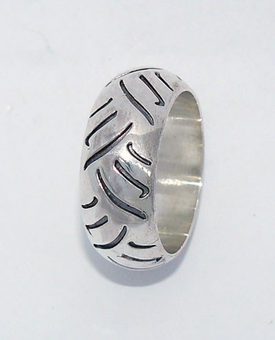 Silver Tyre Ring No 37