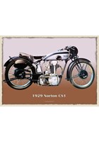 Norton 1929 CSI Metal Sign