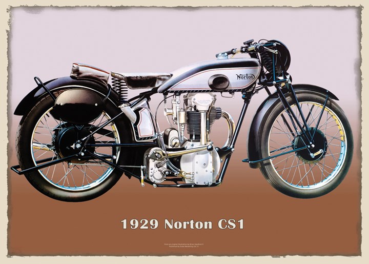 Norton 1929 CSI Metal Sign - click to enlarge