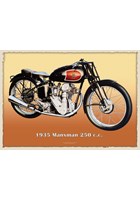 Excelsior Manxman 250cc Metal Sign