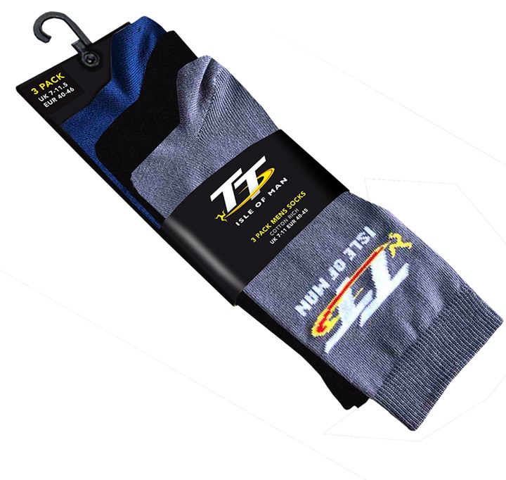 Isle of Man TT Socks (3 Pack)