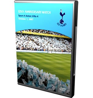 Tottenham 4-4 Aston Villa - 125th Anniversary Game (DVD)
