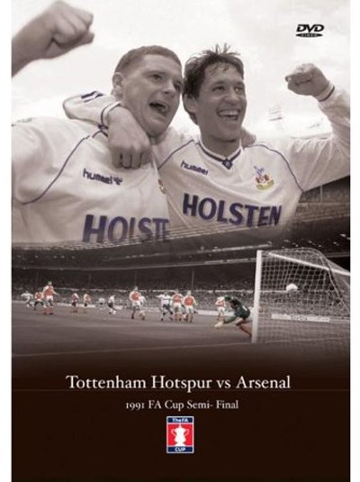 FA CUP SEMI-FINAL 1991 DVD - TOTTENHAM VS ARSENAL