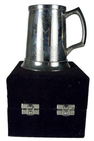 Three Legs Pewter Tankard