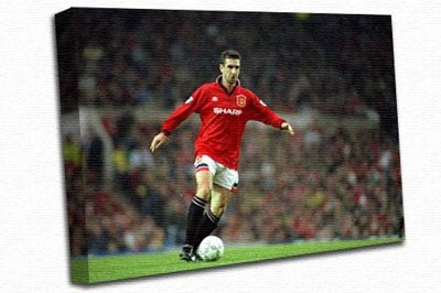 Eric Cantona A0 Canvas Print