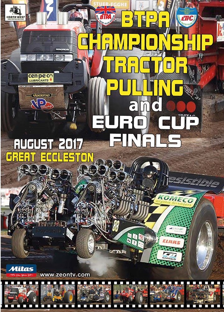 BTPA Championship and Euro Cup Finals Tractor Pulling 2017 DVD