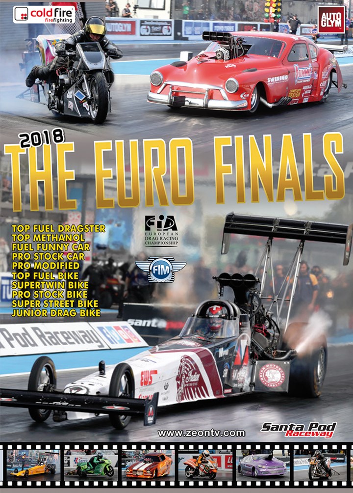 FIA FIM Euro Finals at Santa Pod 2018 DVD
