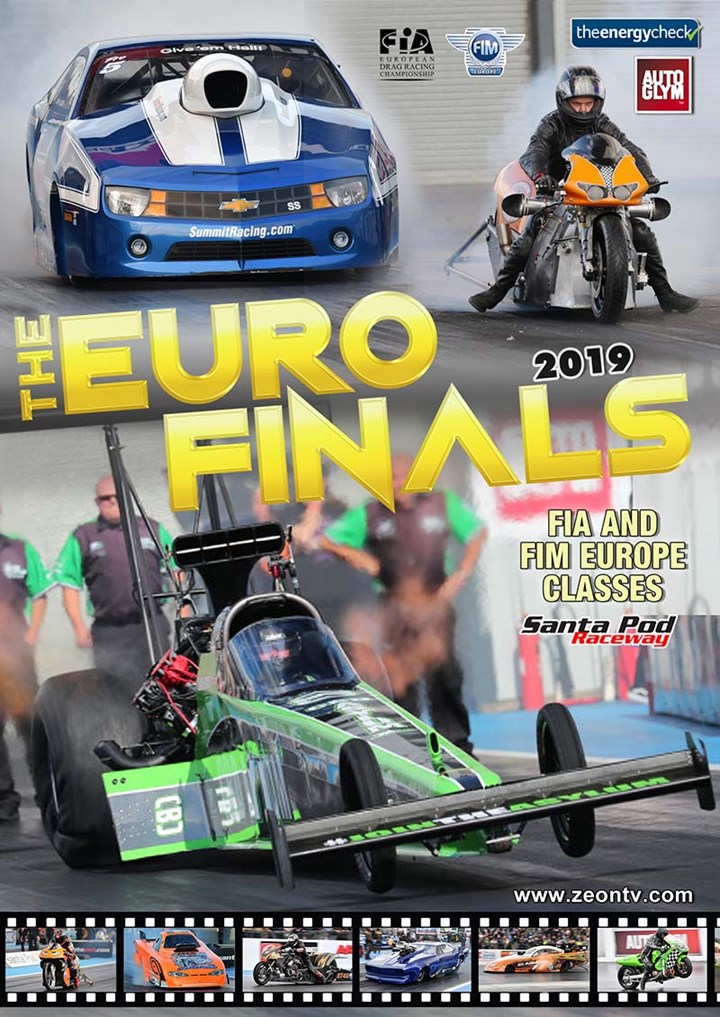 FIA FIM Euro Finals at Santa Pod 2019 DVD