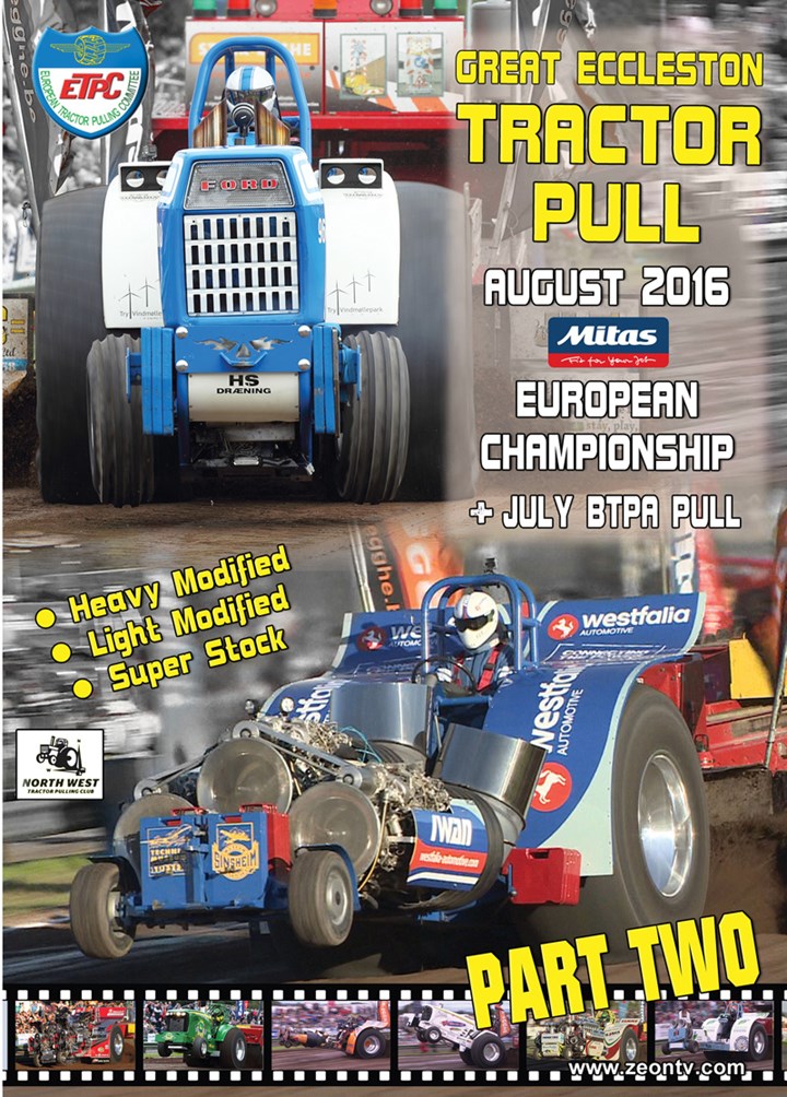 European Tractor Pulling Championships 2016 Great Eccleston Part 2 DVD