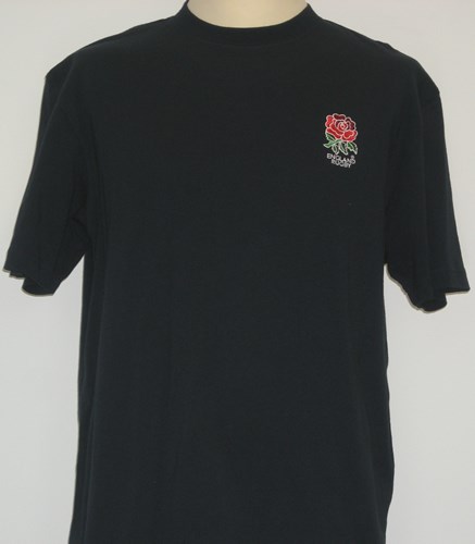 England Rugby Classic Small Logo Navy t-shirt - click to enlarge