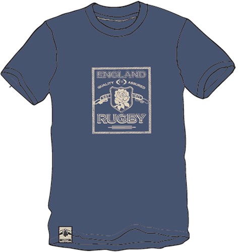 England Rugby Heritage Blue Jersey t-shirt - click to enlarge