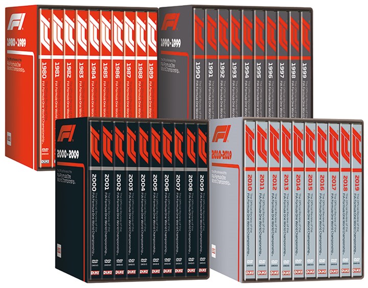 Formula 1 1980-2019 DVD Box Set Collection