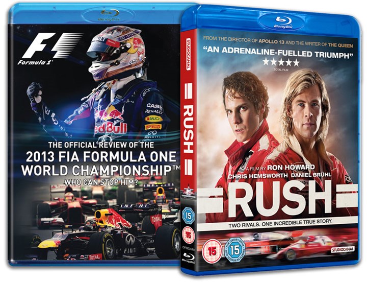 FORMULA ONE 2013 & RUSH BLURAY