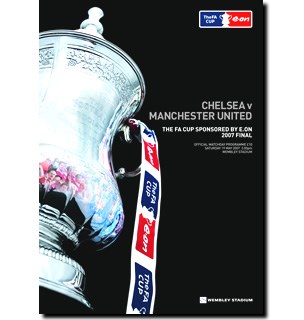 2007 FA Cup Final Programme   - Chelsea vs Manchester United