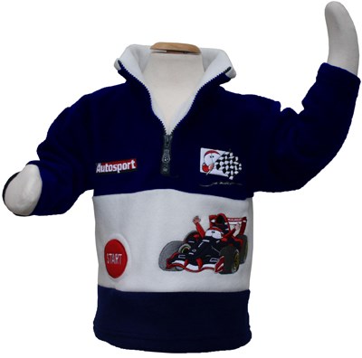 Childs F1 Fleece Navy - click to enlarge