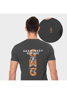 Gas Monkey Distress T-Shirt, Grey