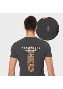 Gas Monkey Distress T-Shirt, Grey