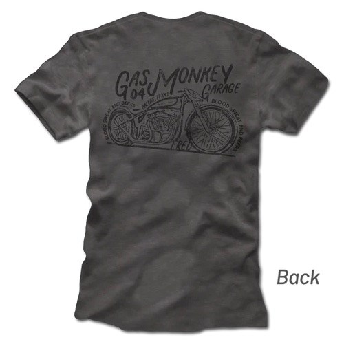 Gas Monkey FRED Vintage T-Shirt, Grey - click to enlarge