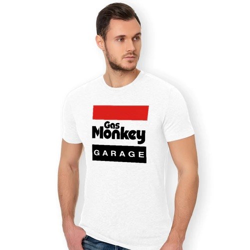 Gas Monkey Garage The Carburetor T-Shirt, White - click to enlarge