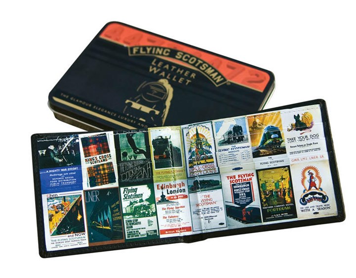 Flying Scotsman Leather Wallet
